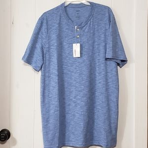 Men's XLT: 'SONOMA' Blue Henley Shirt